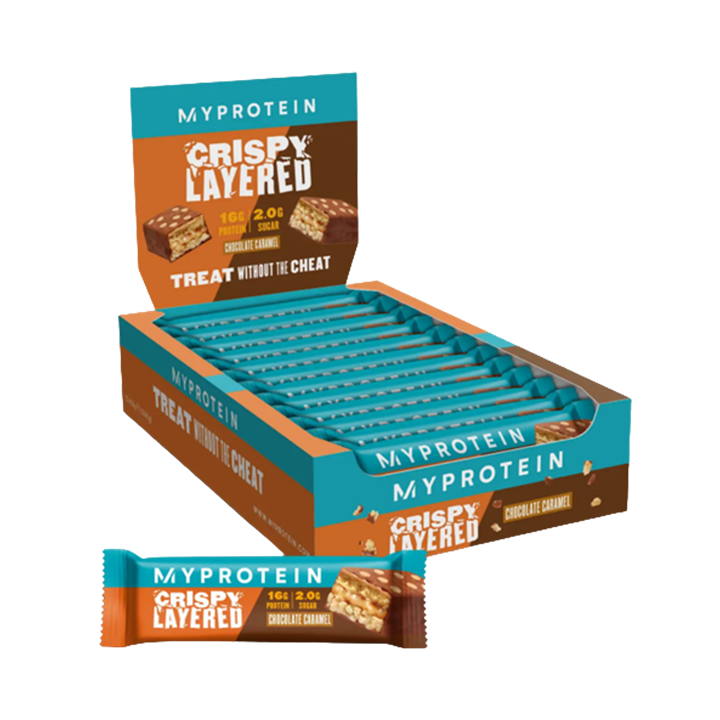 MyProtein Crispy Layered Protein Bar 12x58g - view 2