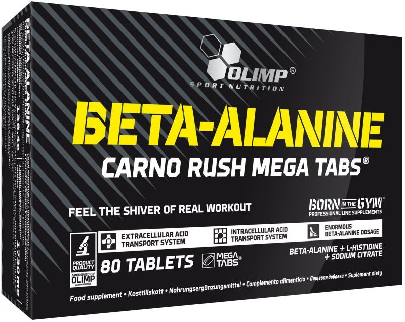 Olimp Nutrition Beta Alanine - Carno Rush Mega Tabs - 80 tabs