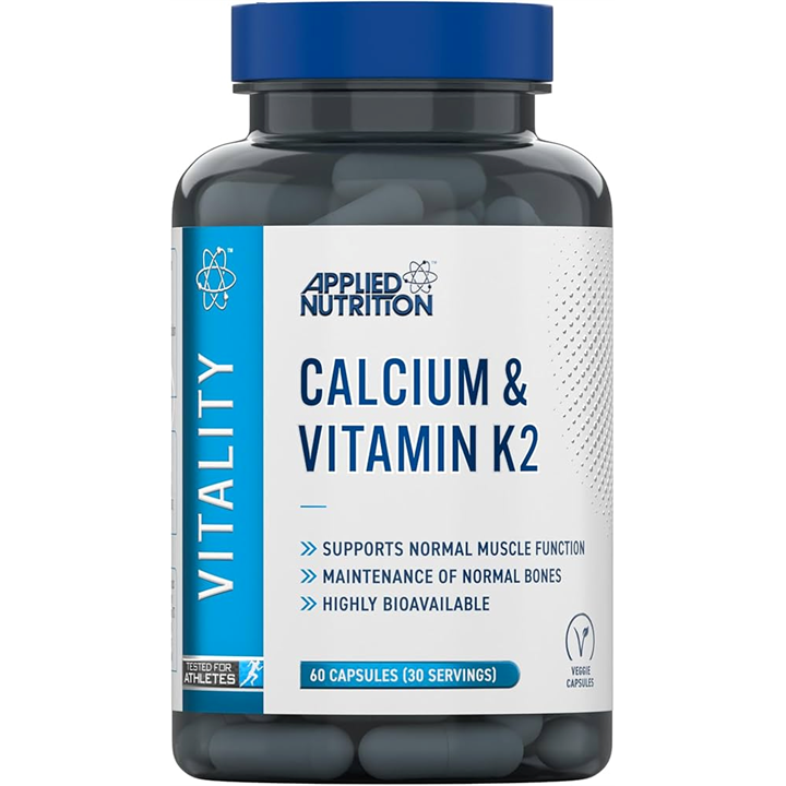 Applied Nutrition Calcium + Vitamin K2 60 Caps