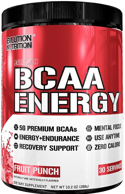 EVLution Nutrition BCAA Energy, Blue Raz - 270g
