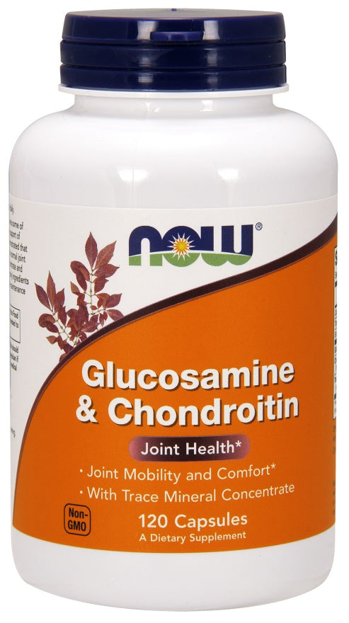 NOW Foods Glucosamine & Chondroitin with Trace Mineral Concentrate