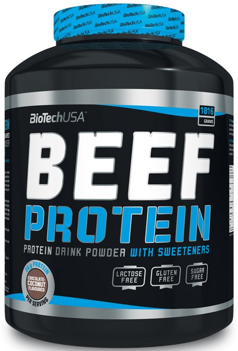 BioTechUSA Beef Protein, Chocolate Coconut - 1816g