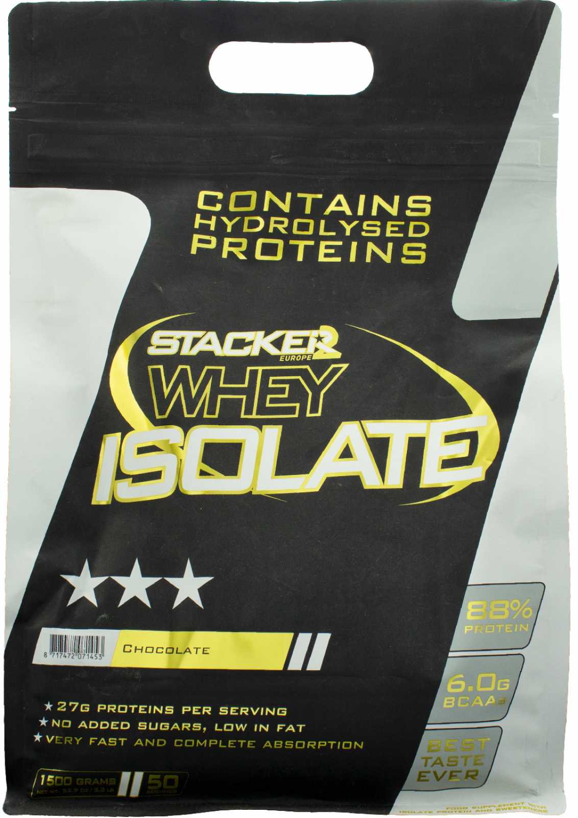 Stacker2 Europe Whey Isolate, Vanilla - 1500g