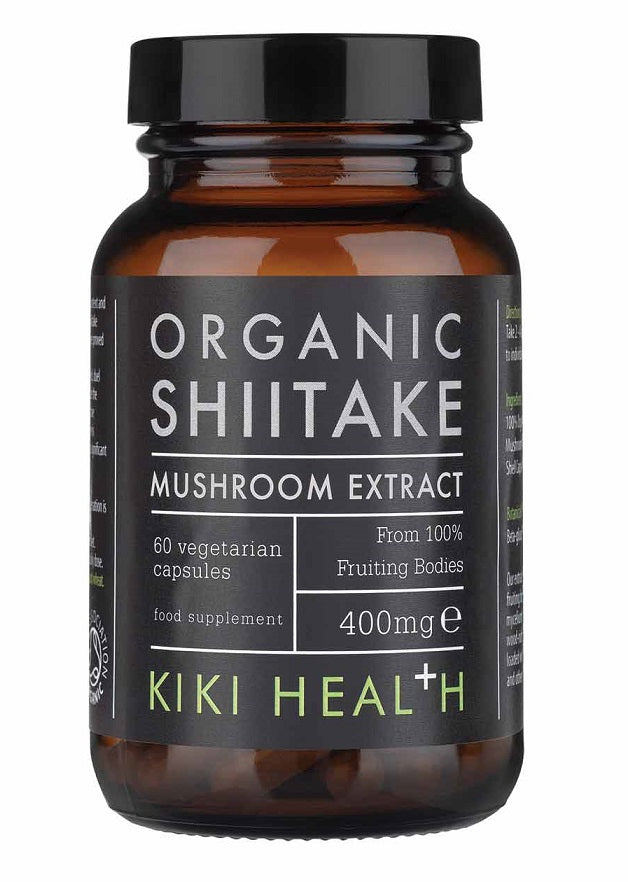 KIKI Health Shiitake Extract, 400mg - 60 vcaps