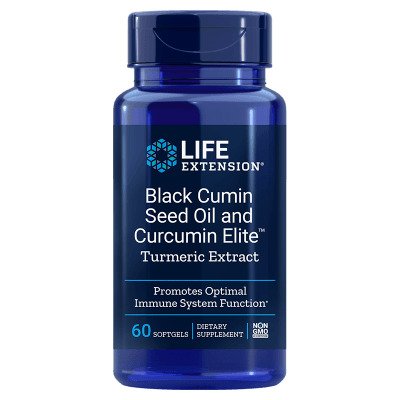 Life Extension Black Cumin Seed Oil and Curcumin Elite Turmeric Ex
