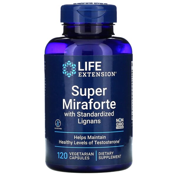 Life Extension Super Miraforte with Standardized Lignans - 120 vca