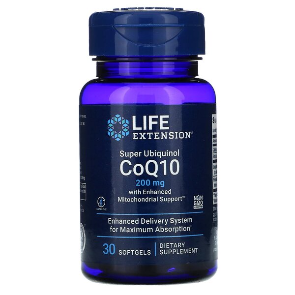 Life Extension Super Ubiquinol CoQ10 with Enhanced Mitochondrial S