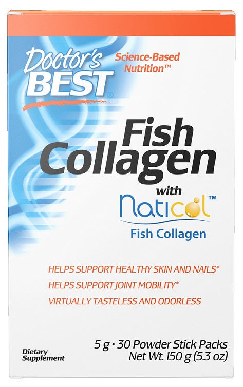 Doctor's Best Fish Collagen with Naticol Fish Collagen - 30 stick