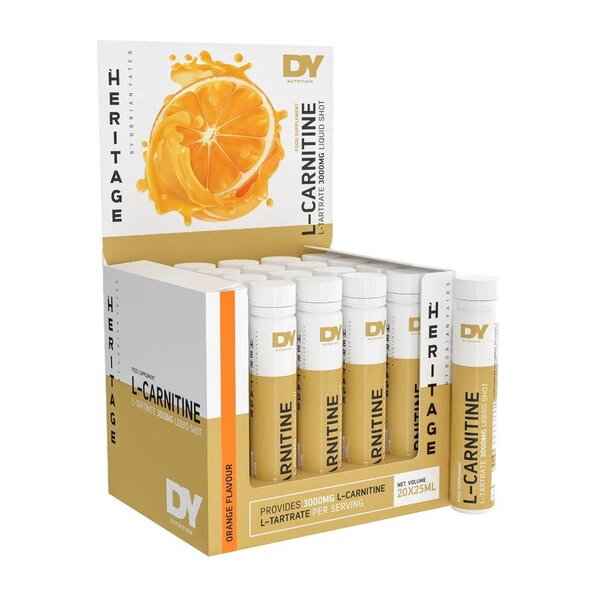 Dorian Yates Liquid L-Carnitine 3000, Orange - 20 x 25ml.