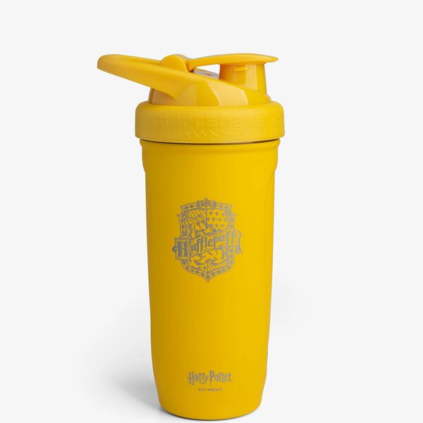SmartShake Harry Potter Collection Stainless Steel Shaker, Hufflep