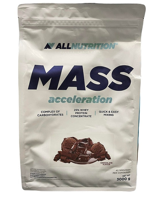 Allnutrition Mass Acceleration, Chocolate - 3000g