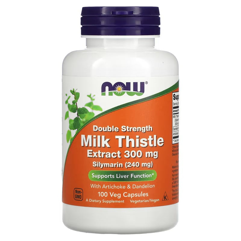 NOW Foods Milk Thistle Extract with Artichoke & Dandelion, 300mg D