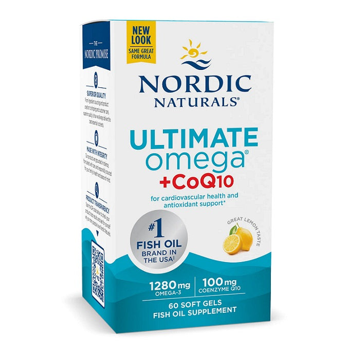Nordic Naturals Ultimate Omega + CoQ10, 1280mg Lemon (EAN 76899001