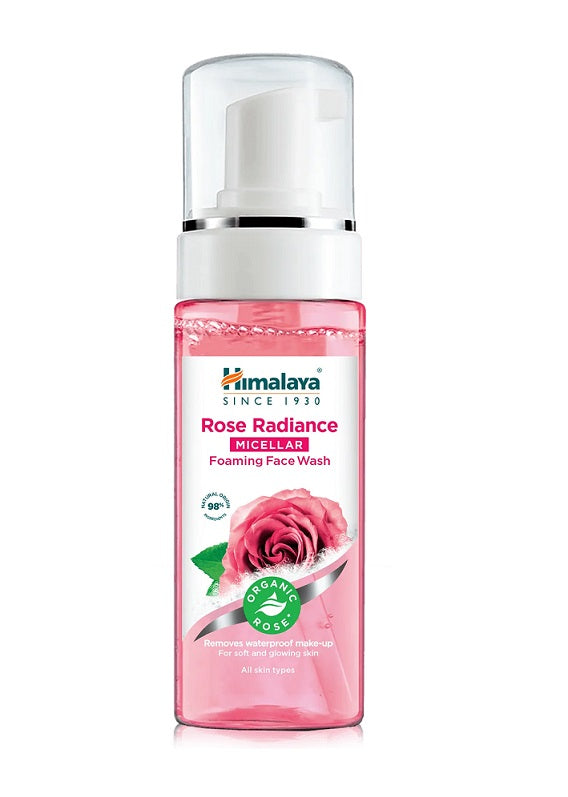 Himalaya Rose Radiance Micellar Foaming Face Wash - 150 ml.