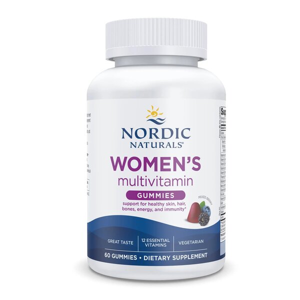 Nordic Naturals Women's Multivitamin Gummies, Mixed Berry - 60 gum
