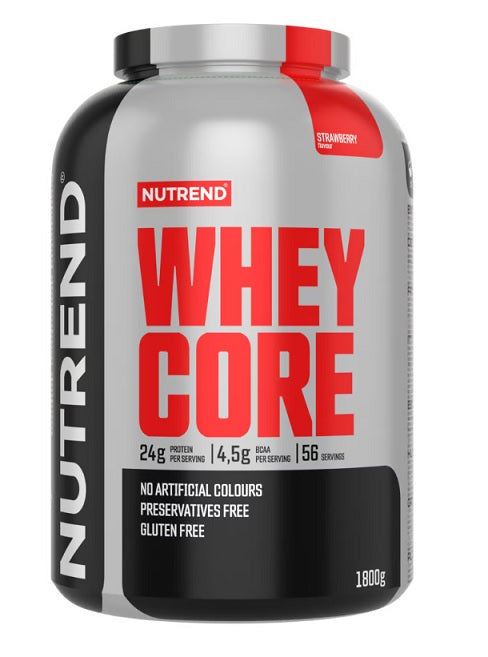 Nutrend Whey Core, Strawberry - 1800g