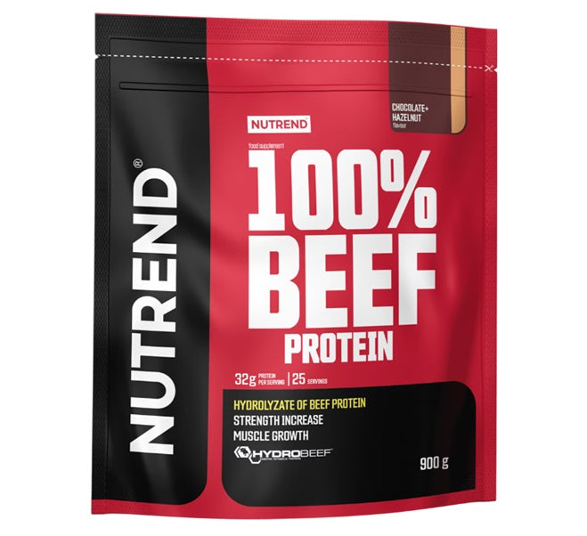 Nutrend 100% Beef Protein, Chocolate Hazelnut - 900g