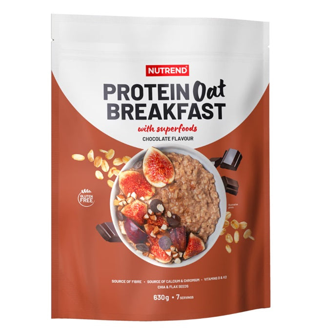 Nutrend Protein Oat Breakfast, Chocolate - 630g