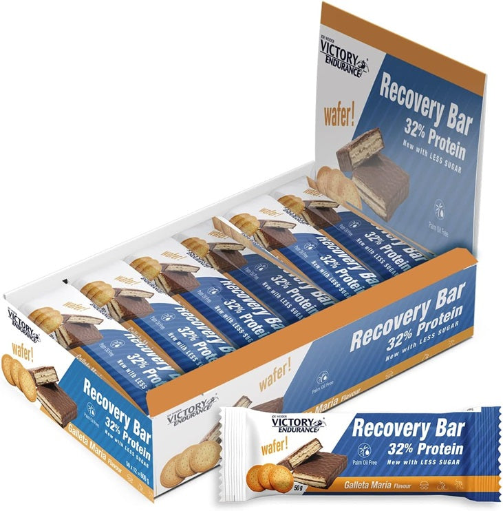 Weider Joe Weider Victory Endurance Recovery Bar, Galleta Maria