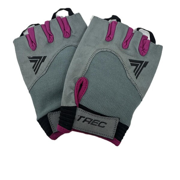 Trec Nutrition Ladies Gloves, Grey & Pink - Medium