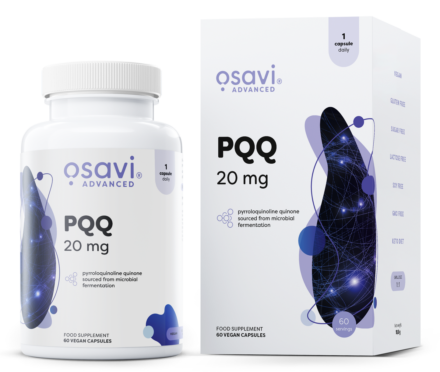 Osavi PQQ, 20mg - 60 vegan caps