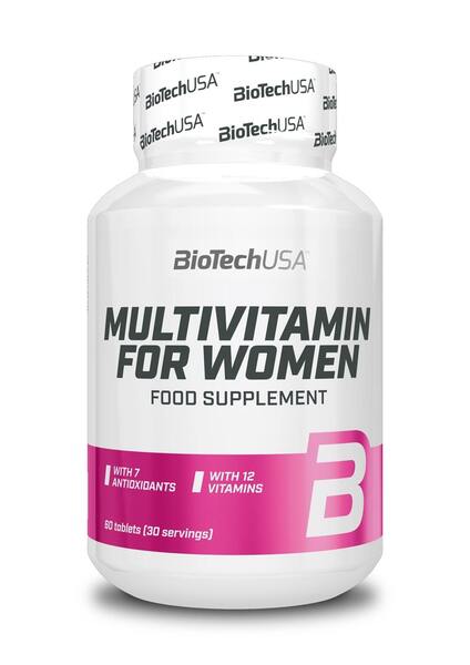 BioTechUSA Multivitamin for Active Women - 60 tablets