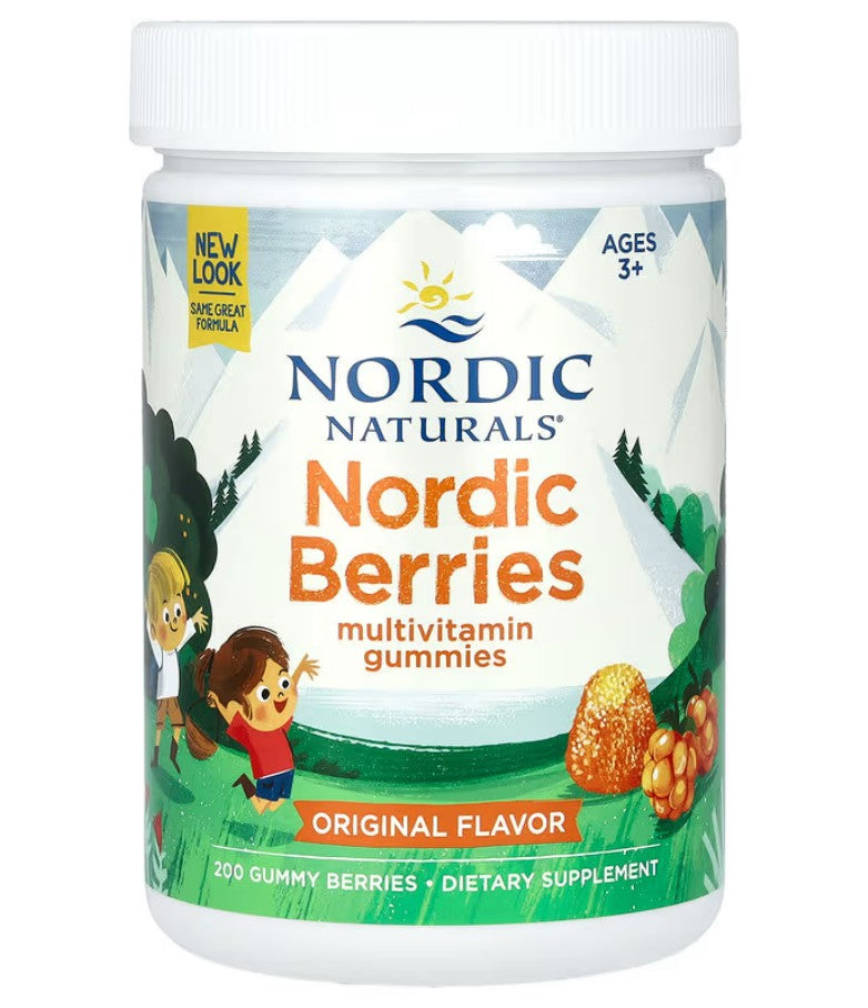 Nordic Naturals Nordic Berries Multivitamin, Original Flavor - 200