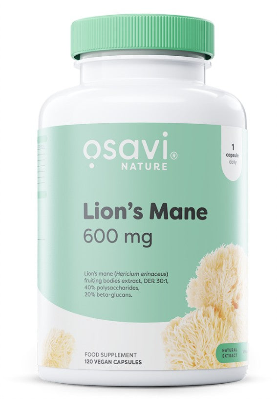 Osavi Lion's Mane, 600mg - 120 vegan caps