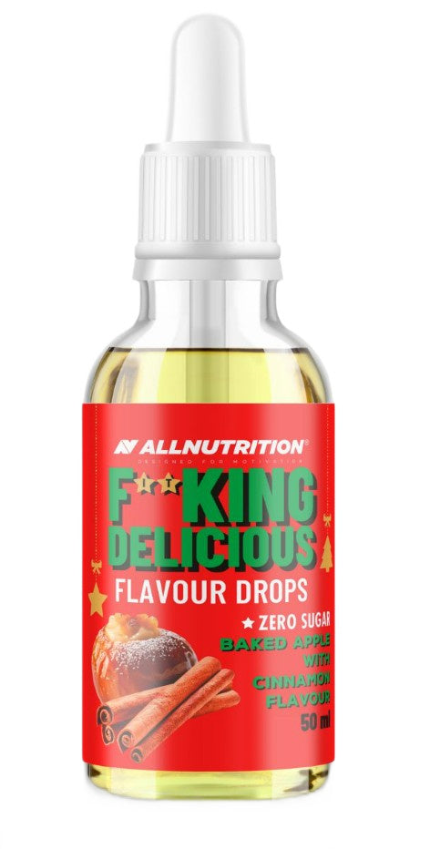 Allnutrition Fitking Delicious Flavour Drops, Baked Apple with Cin