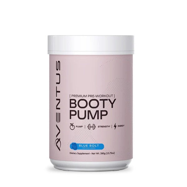 Aventus Supplements Booty Pump - Premium Pre-Workout, Blue Bolt