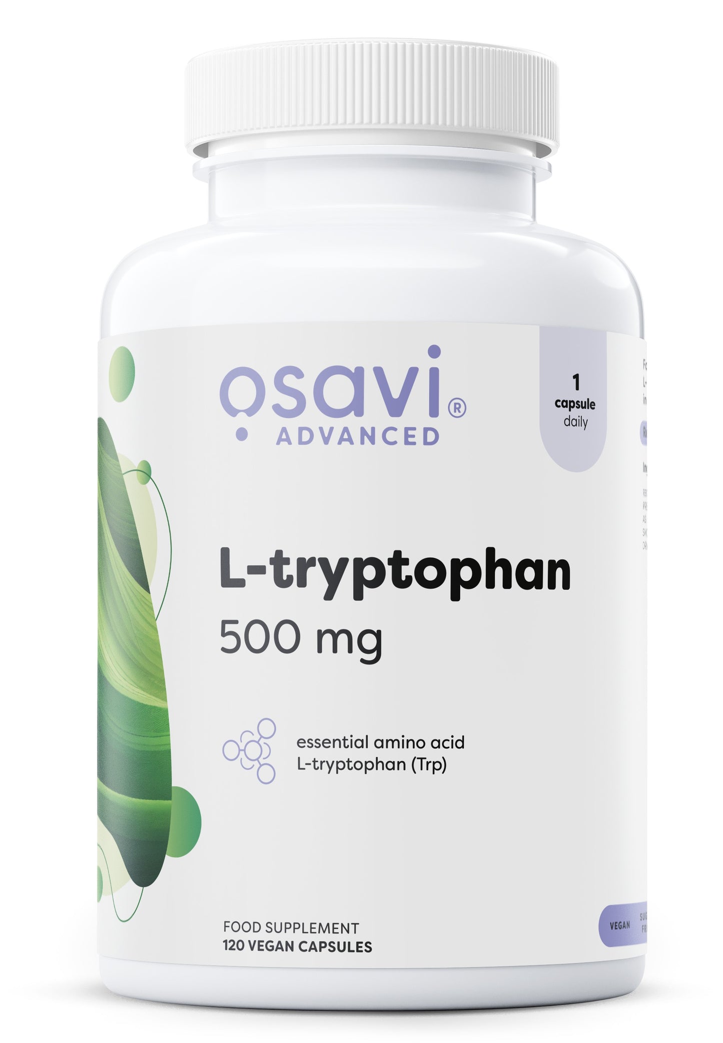 Osavi L-tryptophan, 500mg - 120 vegan caps