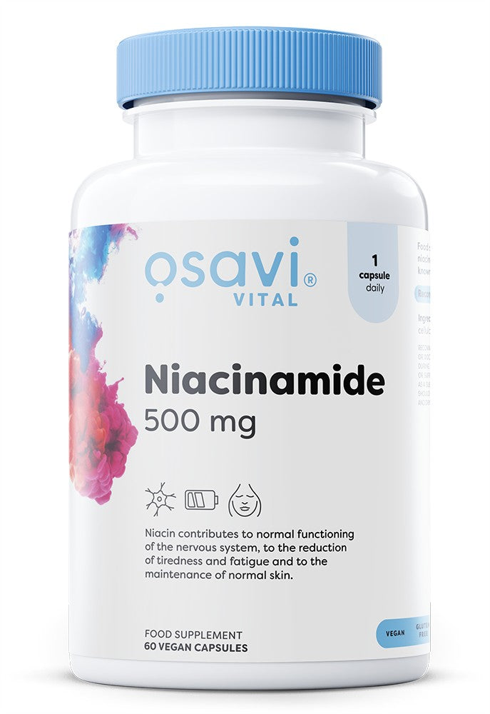 Osavi Niacinamide, 500mg - 60 vegan caps