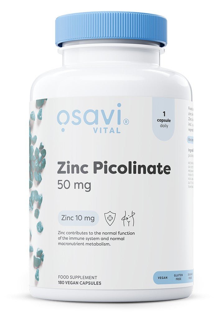 Osavi Zinc Picolinate, 50mg - 180 vegan caps