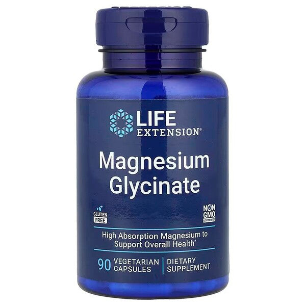 Life Extension Magnesium Glycinate, 105mg - 90 vcaps