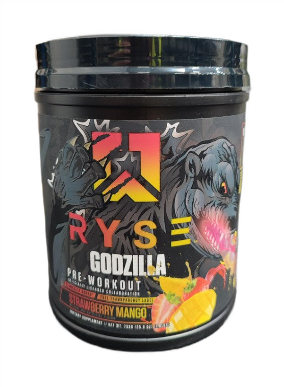 RYSE Godzilla Pre-Workout, Strawberry Mango - 732g