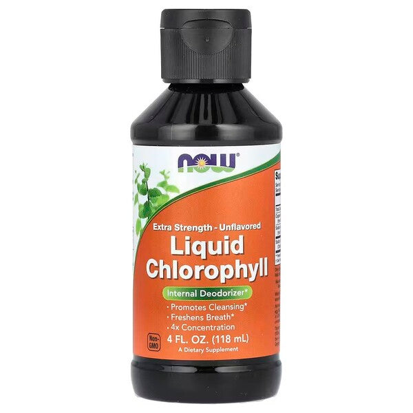 NOW Foods Extra Strength Liquid Chlorophyll, Unflavoured - 118 ml.