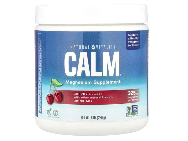 Natural Vitality Calm Magnesium Powder, Cherry - 226g