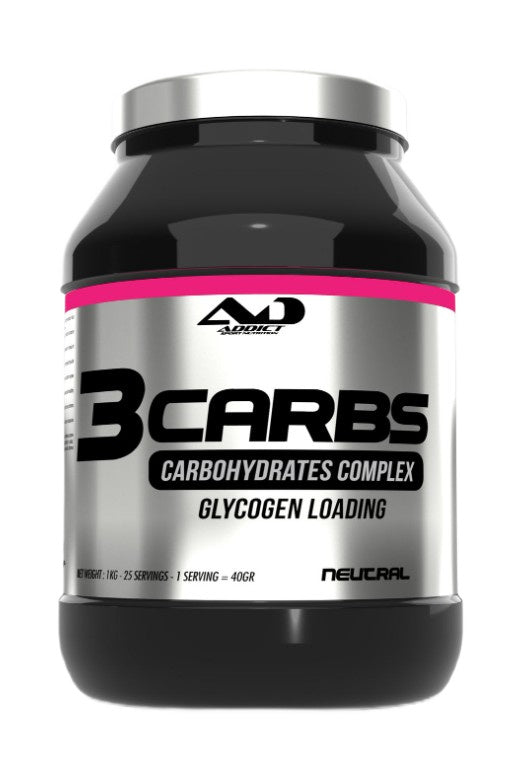 Addict Sport Nutrition 3Carbs Carbohydrates Complex Glycogen Loadi