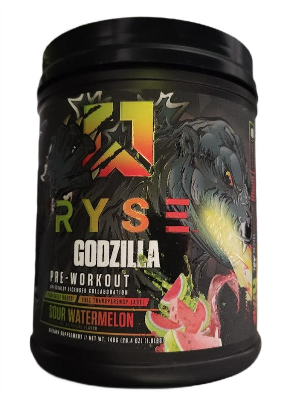 RYSE Godzilla Pre-Workout, Sour Watermelon - 748g