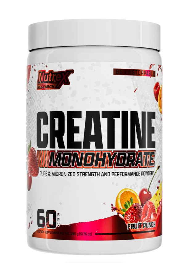 Nutrex Creatine Monohydrate, Fruit Punch - 390g