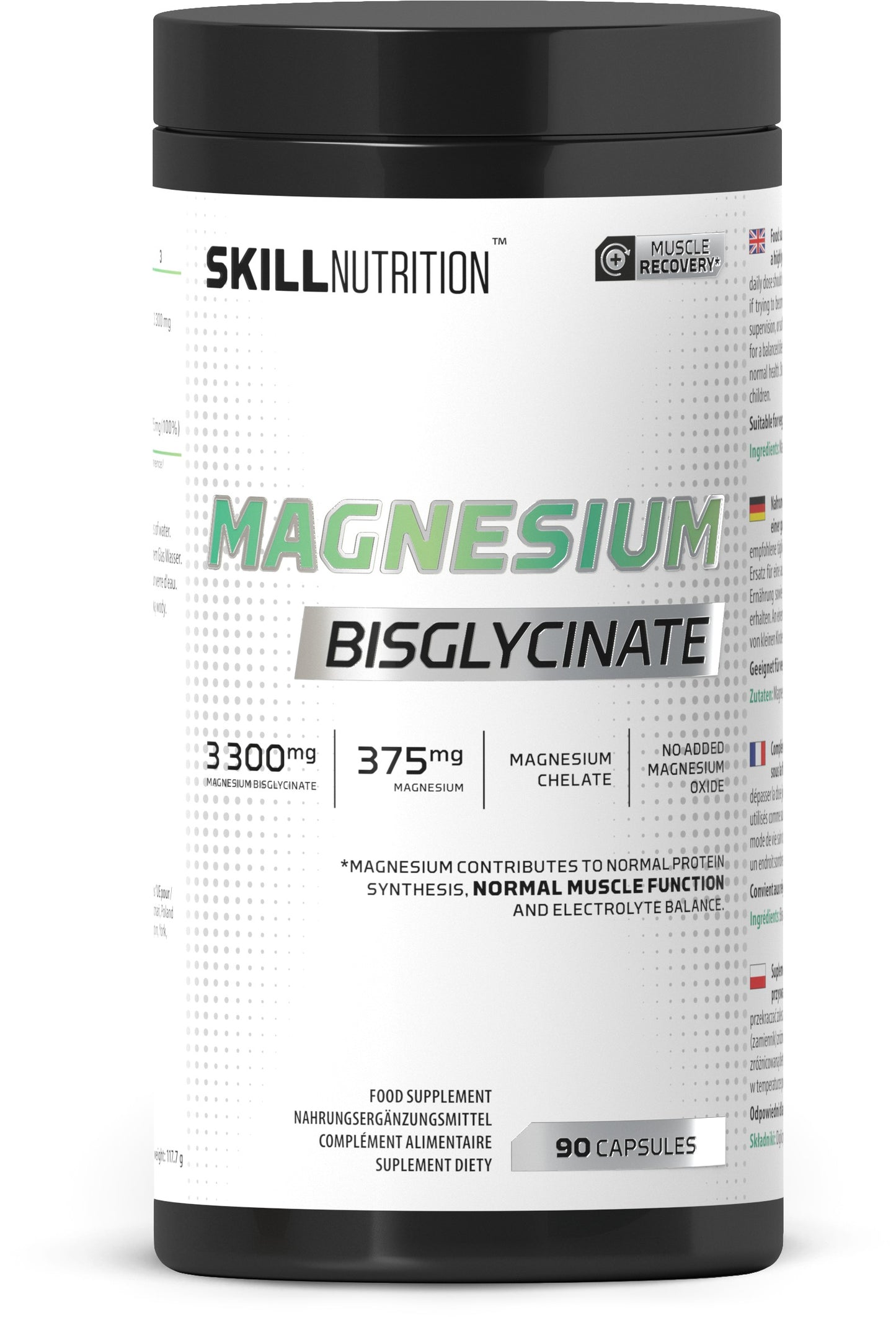 Skill Nutrition Magnesium Bisglycinate - 90 caps