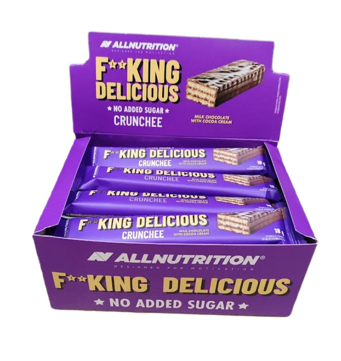 Allnutrition Fitking Delicious Crunchee, Milk Chocolate with Cocoa