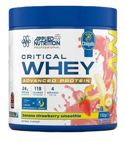 Applied Nutrition Critical Whey, Banana Strawberry Smoothie - 132g