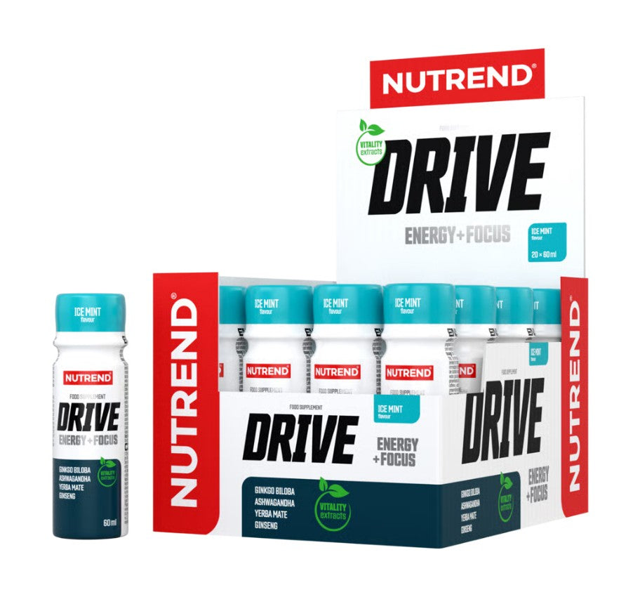 Nutrend Drive Shot, Ice Mint - 20 x 60 ml.