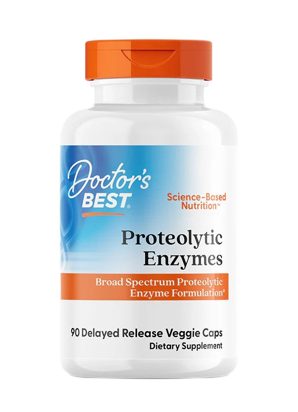 Doctor's Best Proteolytic Enzymes - 90 vcaps