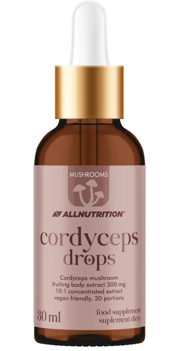 Allnutrition Mushrooms Cordyceps Drops, 300mg - 30 ml.