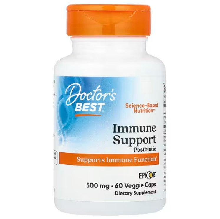 Doctor's Best Immune Support Postbiotic, 500mg - 60 vcaps