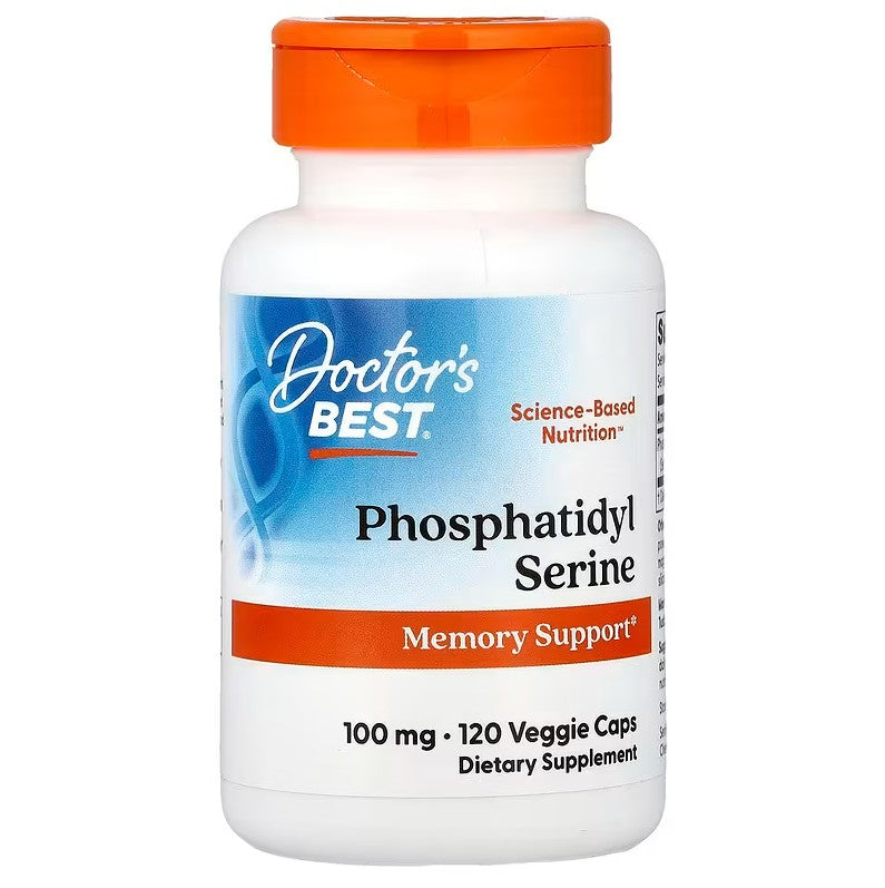 Doctor's Best Phosphatidyl Serine, 100mg - 120 vcaps