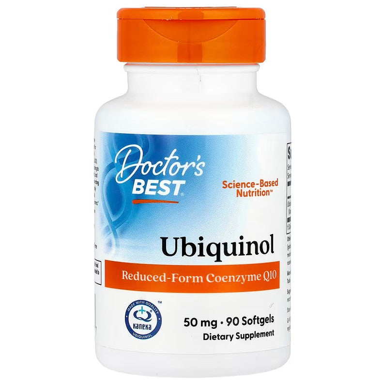 Doctor's Best Ubiquinol with Kaneka, 50mg - 90 softgels