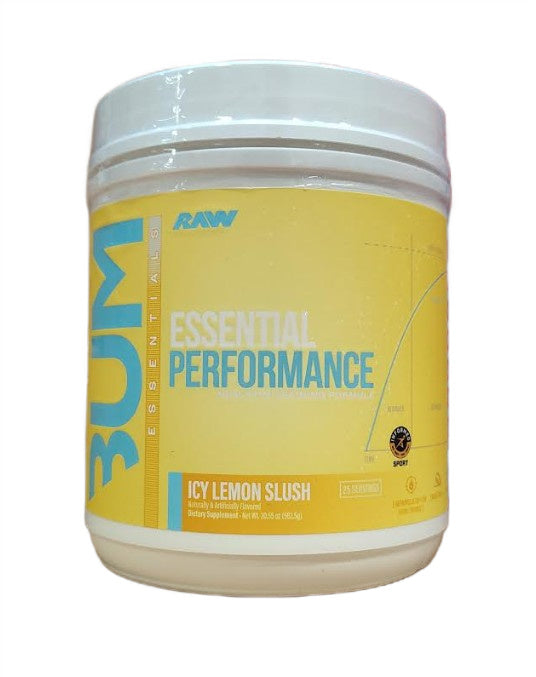 Raw Nutrition Bum Essential Performance, Icy Lemon Slush - 582.5g